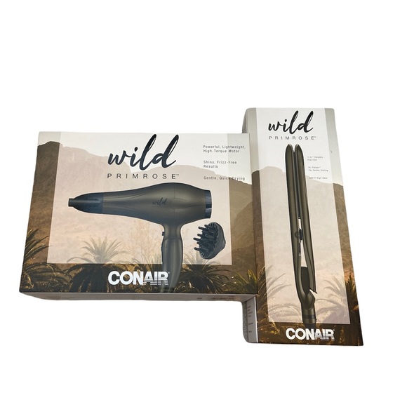 Conair Wild Primrose Hair Dryer Flat Iron Bundle - Picture 1 of 10